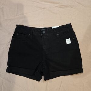 Time and Tru Black Jean Shorts